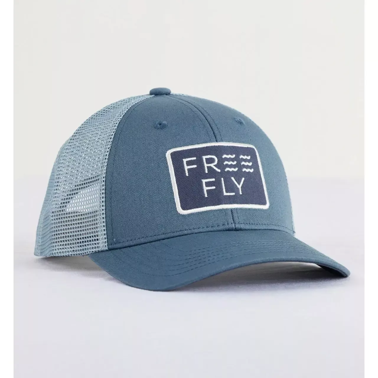 Free Fly Wave Trucker Hat - Slate Blue
