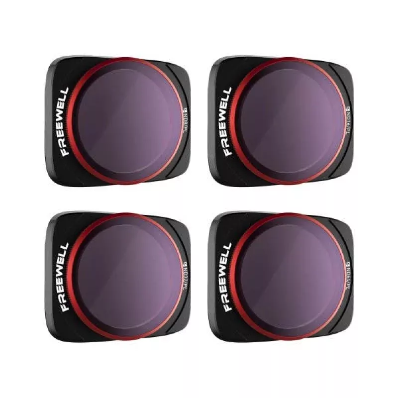 Freewell Bright Day 4K Series 4-Pack ND/PL Filters for DJI Air 2S