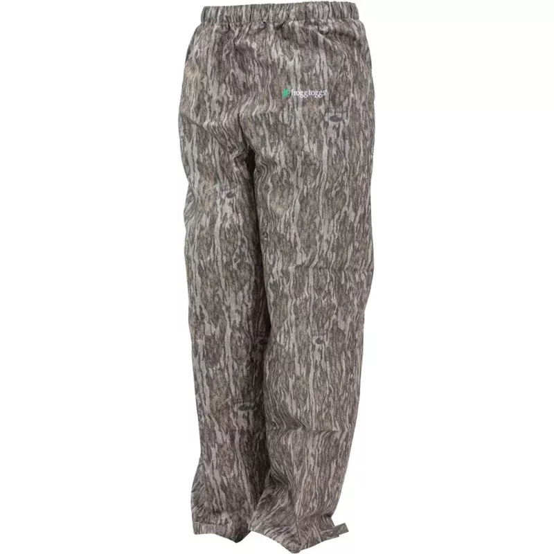 Frogg Toggs Pro Action Pant Mossy Oak Bottomland Medium – Waterproof Rain Gear for Men