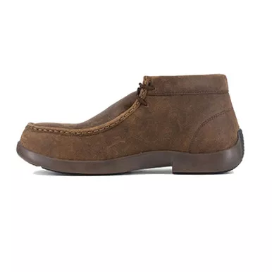 FRYE Women’s Safety-Crafted Brown Utility Moccasin Work Boots (FR40702F)