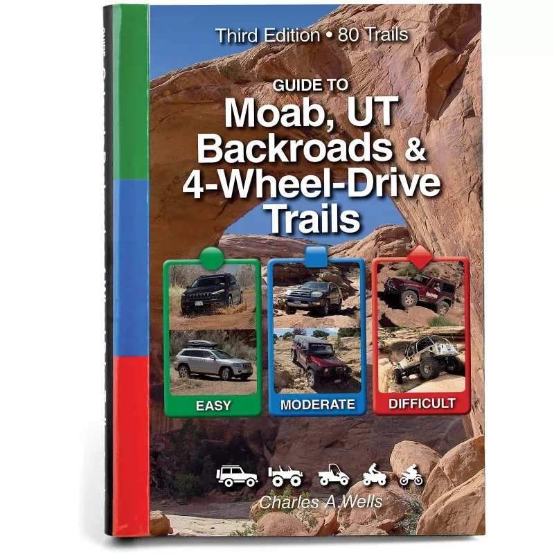 FUNTREKS 4×4 Guide Moab Backroads – Adventure Travel Map and Guidebook