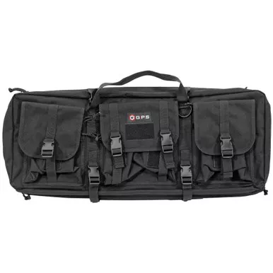 G*OUTDOORS 28in Black Tactical Double Rifle Case (GPS-DRC28)