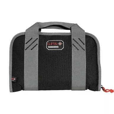 G*OUTDOORS Black Soft Pistol Case for 1 or 2 Compact Pistols (GPS-1107PCCB)