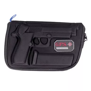 G*OUTDOORS Compression Molded Black Pistol Case (909PC)