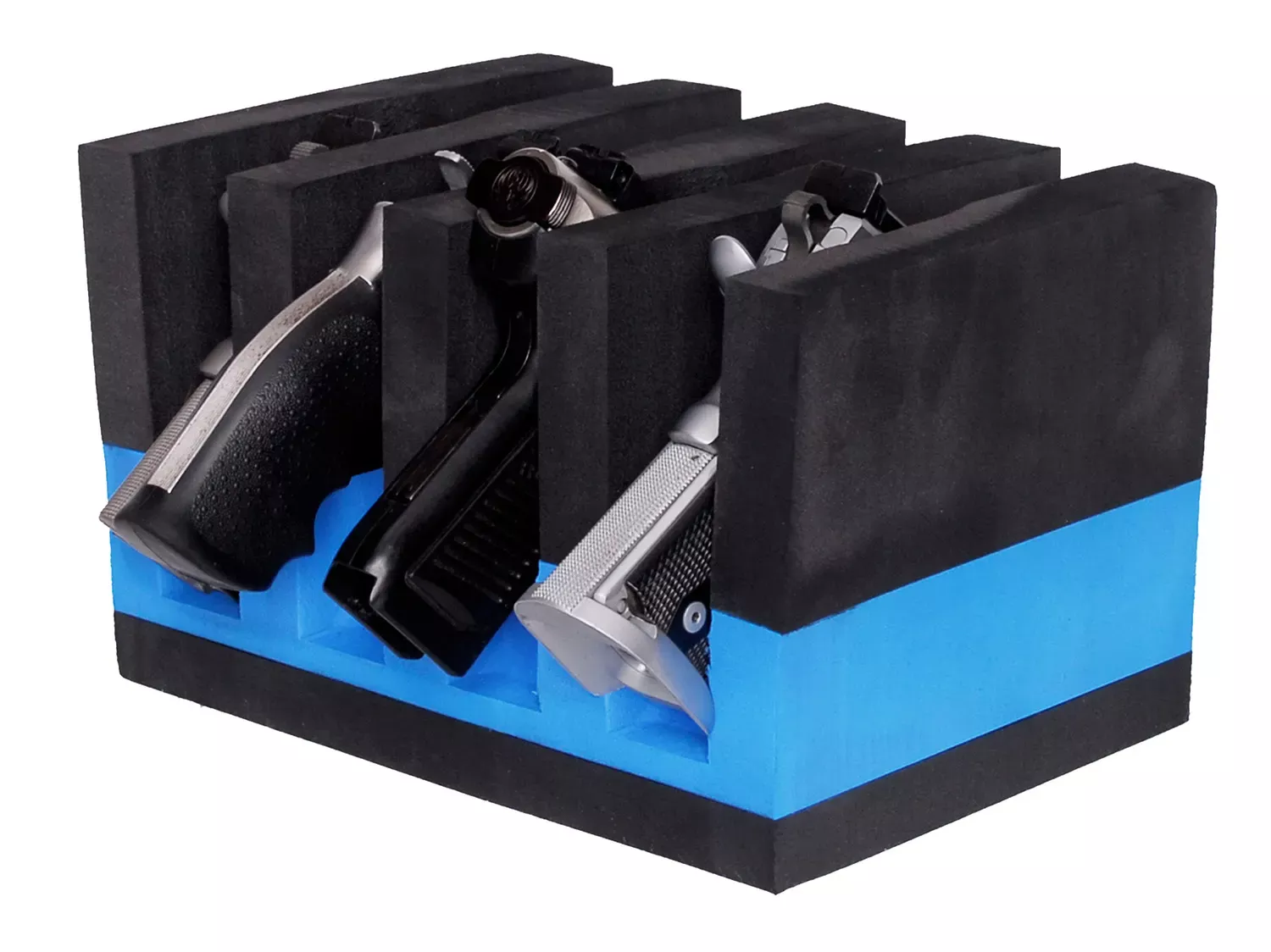 G*Outdoors Foam Pistol Cradle 4 Handguns Black