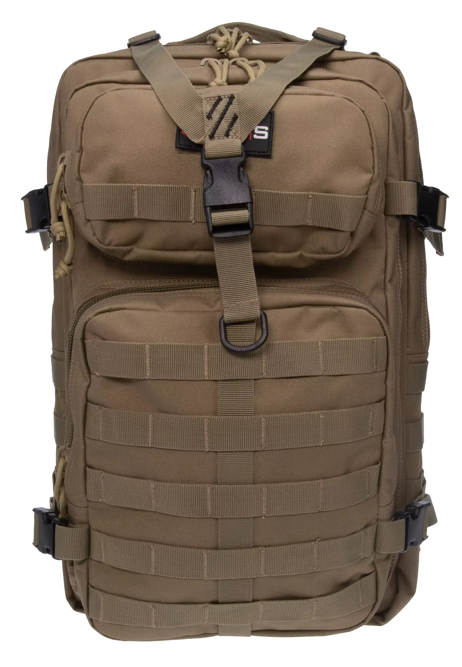 G*Outdoors Tactical Bugout Computer Backpack Tan Polyester for 2 Pistols & Magazines