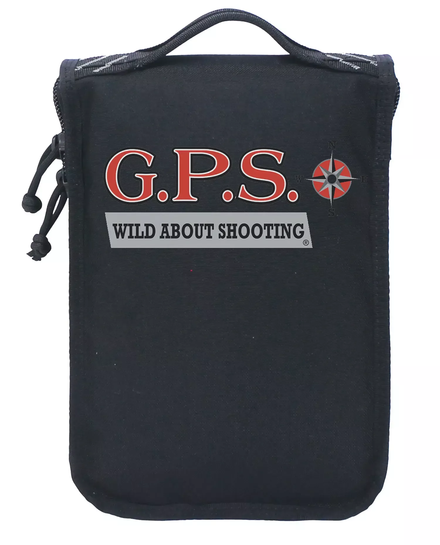 G*Outdoors Tactical Pistol CaseBlack 1000D Nylon with Lockable Zippers & DuPont Teflon Coating Holds Medium Pistol & 4 Magazines Compatible with Tactical Range Backpack