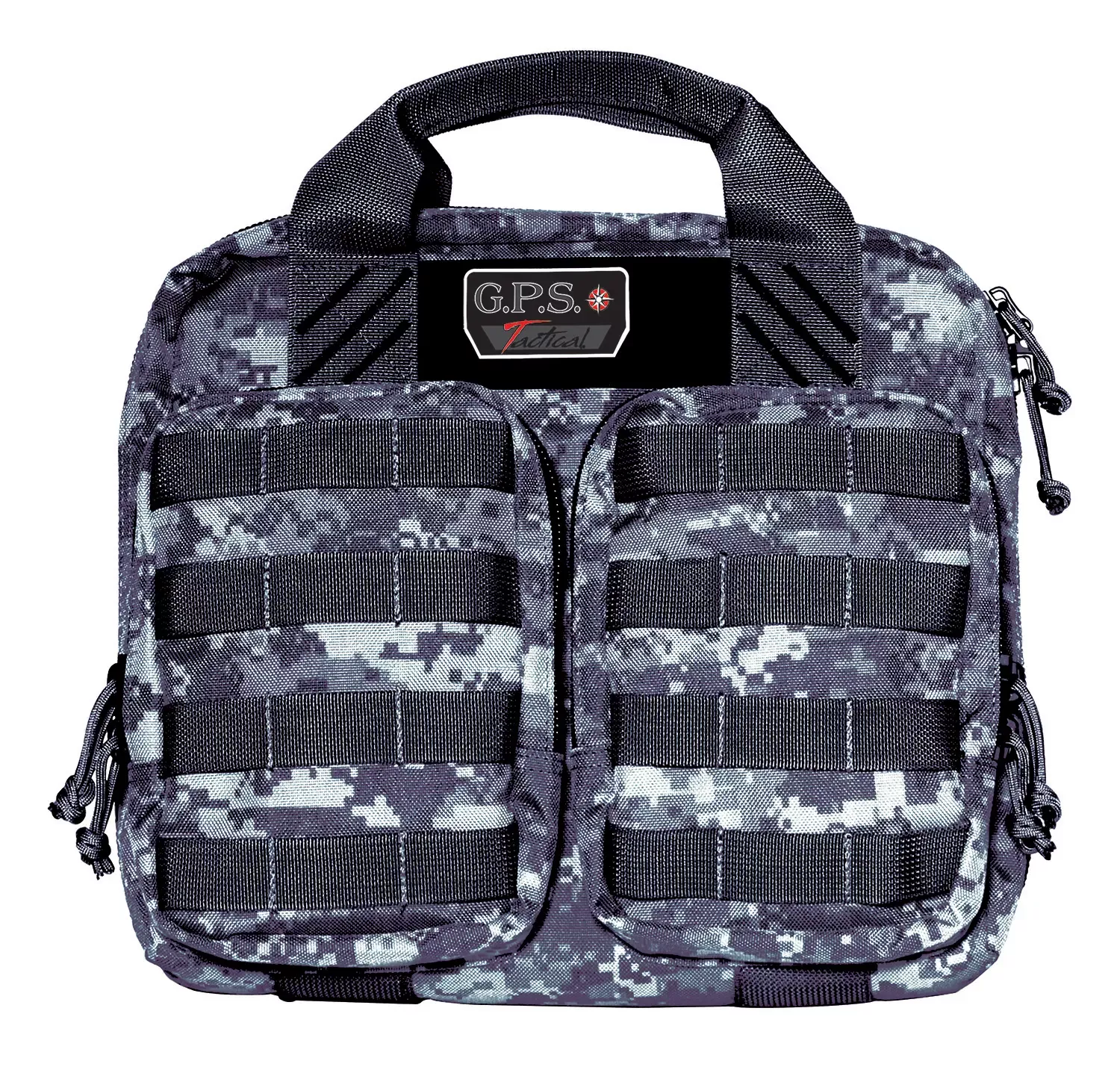 G*Outdoors Tactical Pistol CaseGray Digital 2 Handguns 1000D Nylon