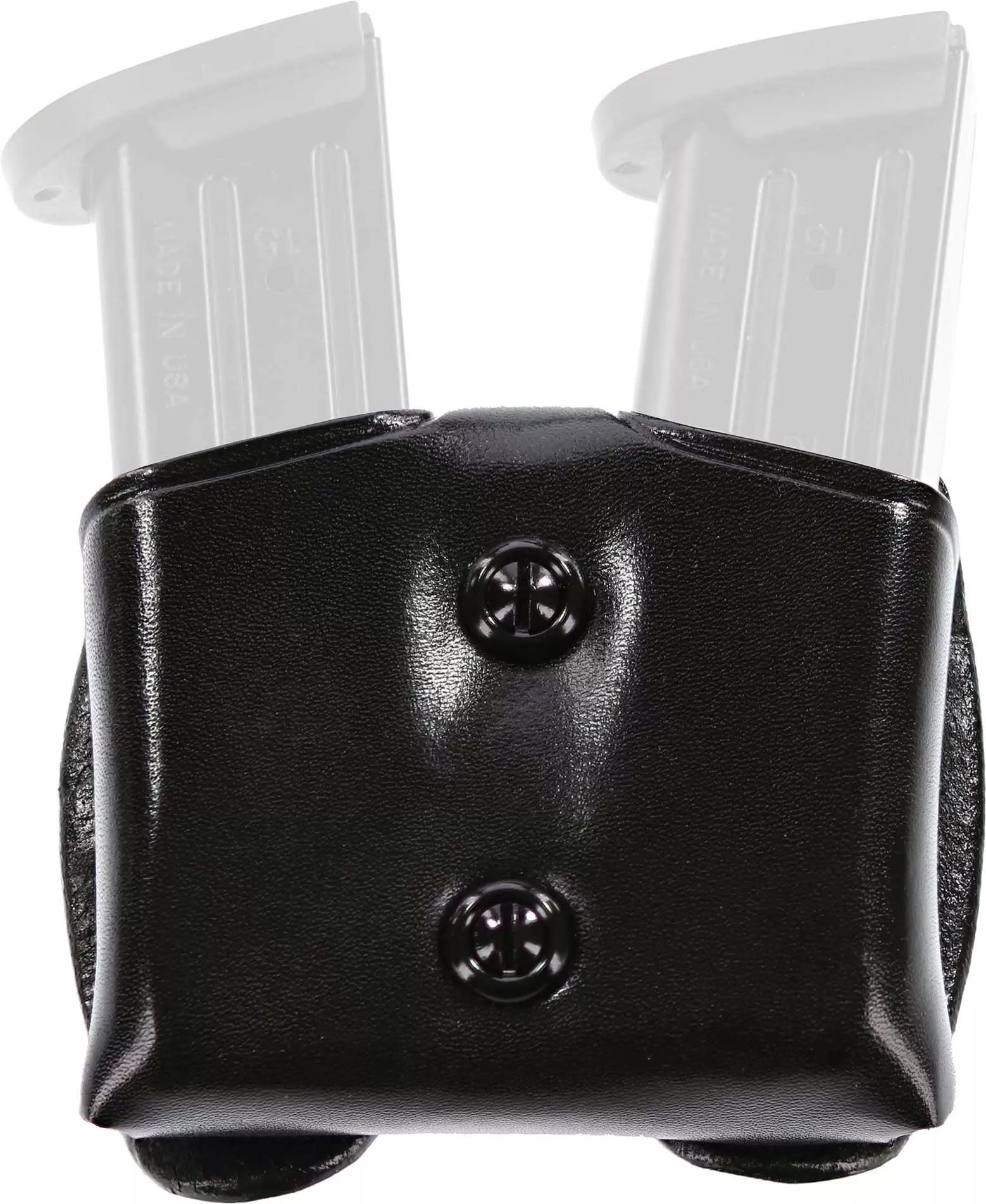 Galco Double Mag Carrier Blk – 9/40/357 Staggered Mags