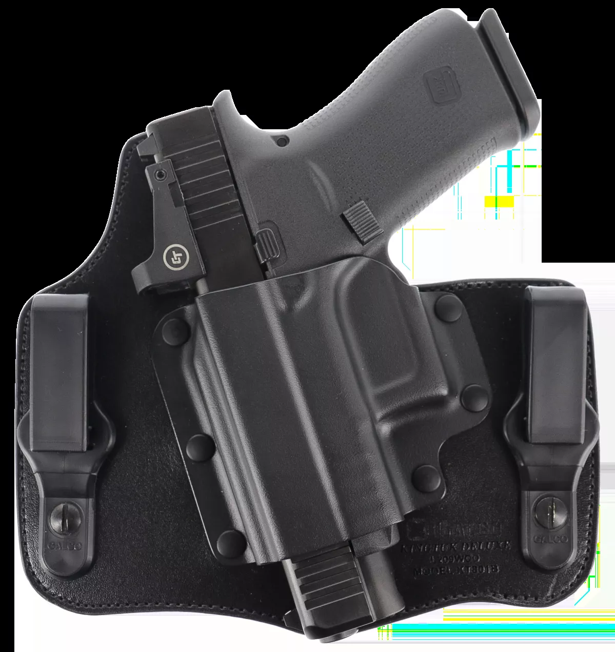 Galco KingTuk Deluxe Black Kydex/Leather IWB Springfield Hellcat Pro LH