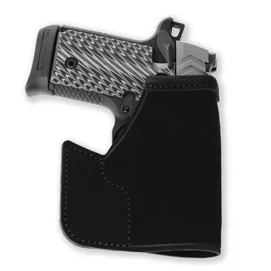 GALCO Pocket Protector Black Ambidextrous Holster For Smith & Wesson Bodyguard 2.0 .380 (PRO648B)