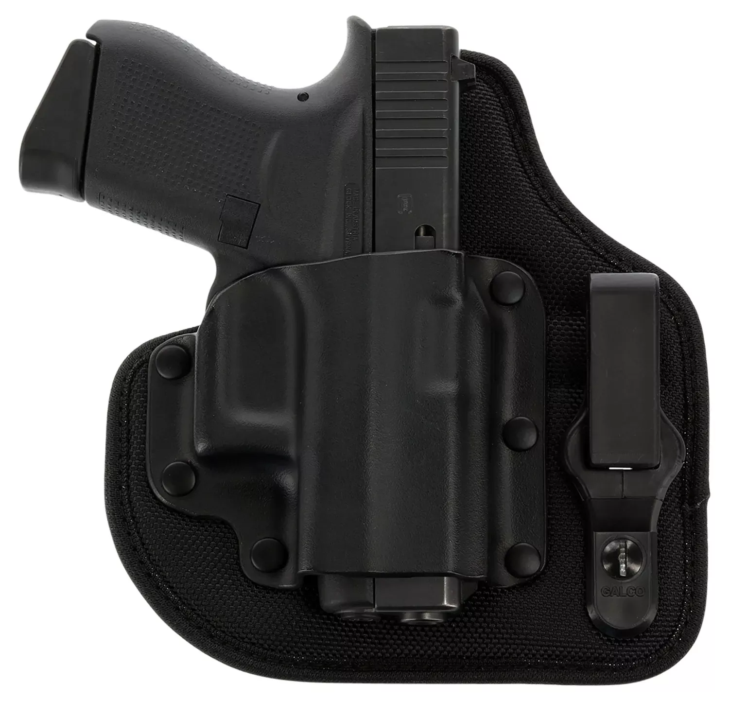Galco QuickTuk Cloud Black Kydex/Leather IWB Glock 43 w/wo Red Dot Right Hand