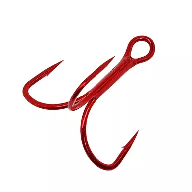 GAMAKATSU Red Treble Extra Wide Gap Hooks