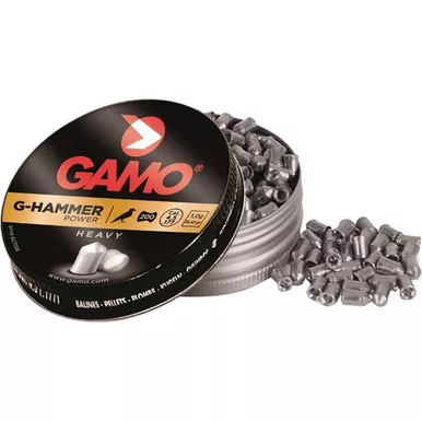 Gamo 6322832BL54 G-Hammer Pellets .177 , Black, 400 Count