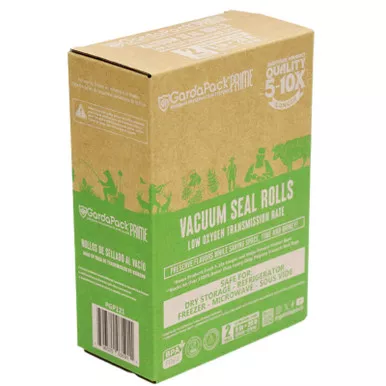 GardaPack Prime 8″x20′ All-Clear Vacuum Seal Rolls (2-Pack)