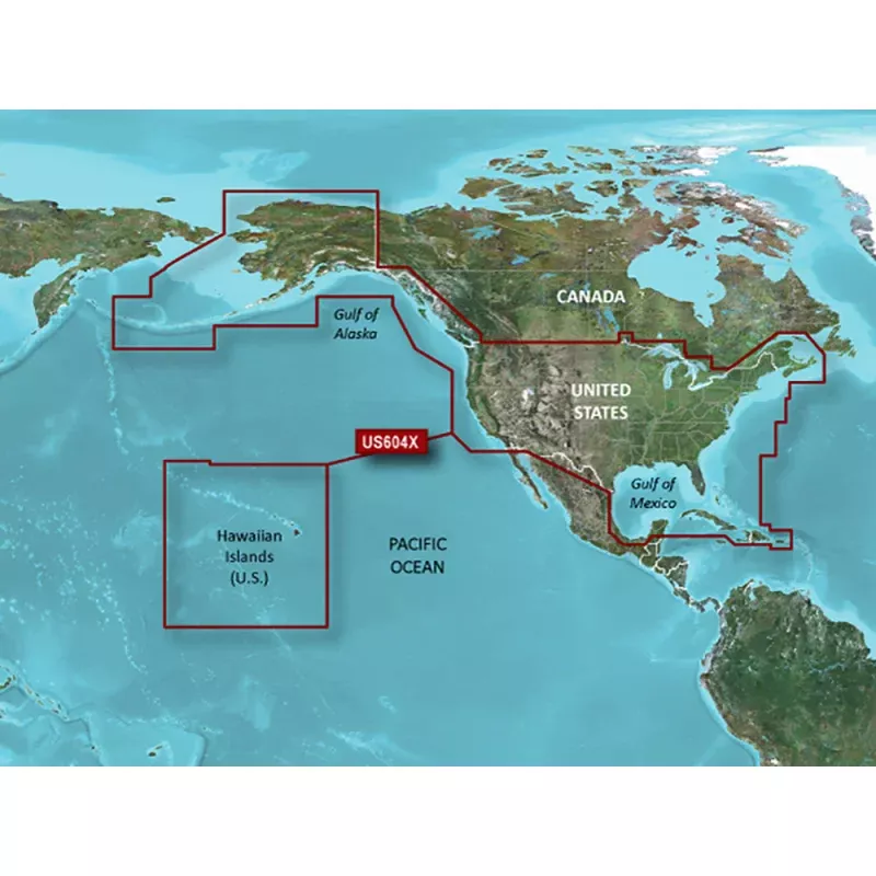 Garmin BlueChart g3 HD – HXUS604x – US All & Canadian West – microSD/SD
