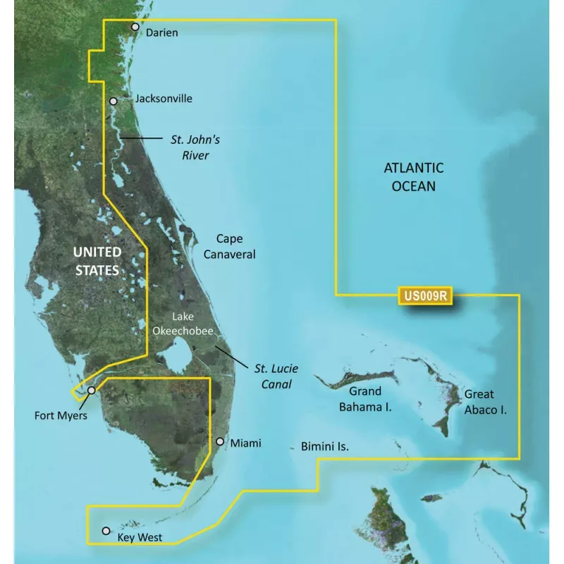 Garmin BlueChart g3 Vision HD – VUS009R – Jacksonville – Key West – microSD/SD