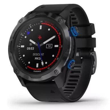 GARMIN Descent Mk2i Titanium Carbon Gray DLC with Black Band GPS Diving Smartwatch (010-02132-01)