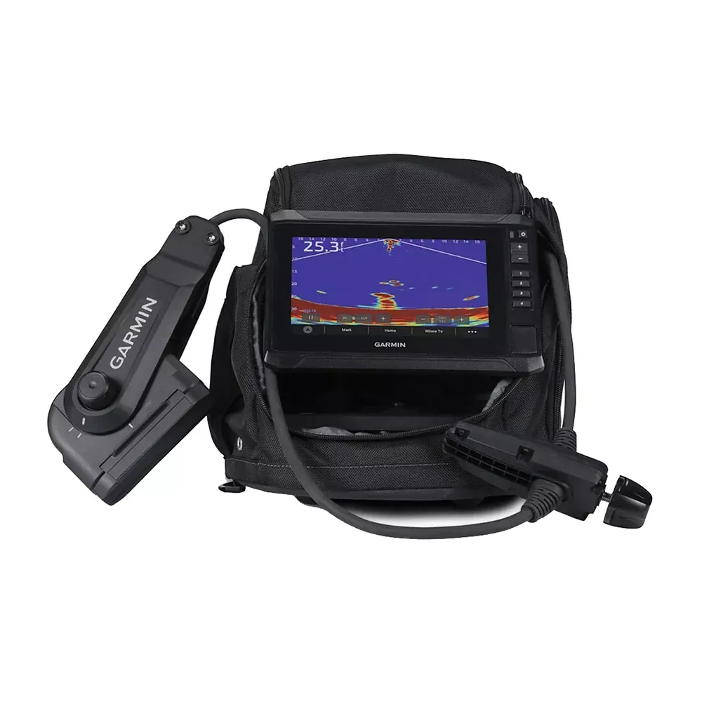 Garmin Panoptix PS22-IF Ice Fishing Bundle w/ECHOMAP UHD2 73sv, Panoptix PS22-IF TransducerPole-Free Transducer Rotation System [010-02684-30]
