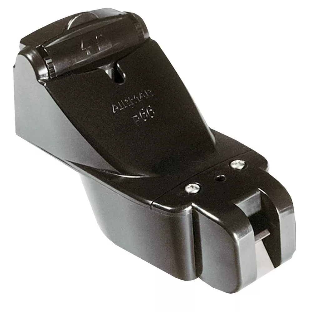 Garmin Plastic Transom Mount Transducer w/Depth, SpeedTemperature (Triducer, 6-Pin) – Airmar P66 [P66-DST6G]