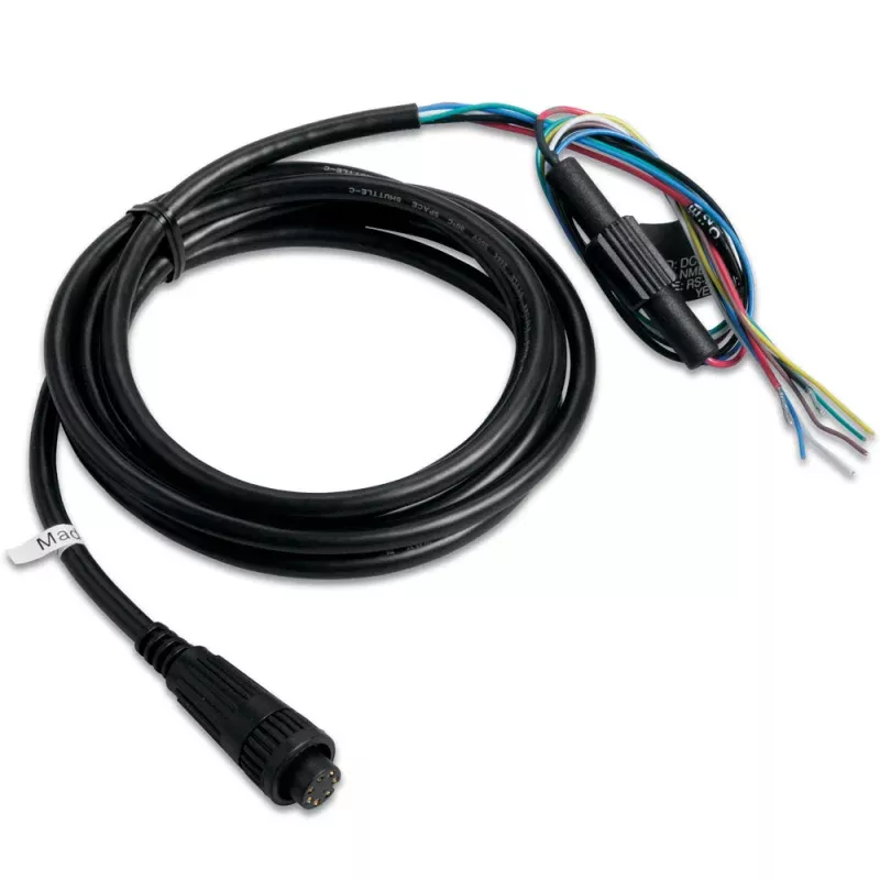 Garmin Power/Data Cable – Bare Wires f/Fishfinder 320C, GPS Series & GPSMAP Series