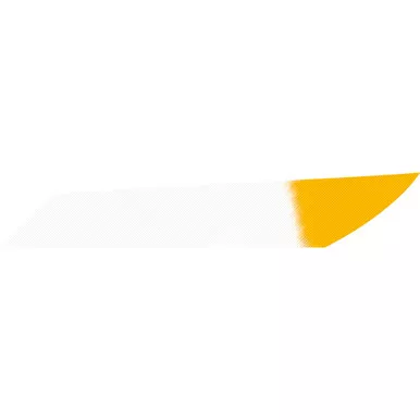 Gateway 318LISWY-50 Mako Feathers Yellow Tip 3.125 Inches, LW White, 50 Pack