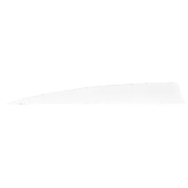 Gateway 500LSSFW-50 Shield Cut Feathers 5 Inches, LW White, 50 Pack