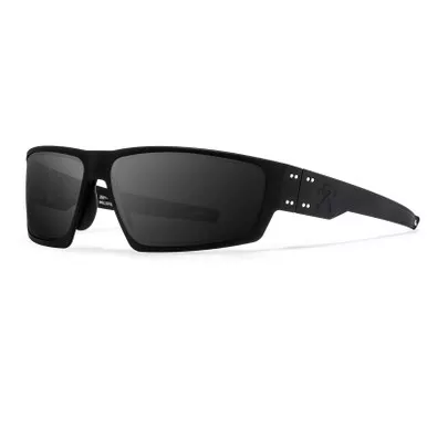 GATORZ EYEWEAR Warhawk Jack Carr Black with Black Tomahawks/Ballistic Smoke with Anti-Fog Sunglasses (GZ-54-093)