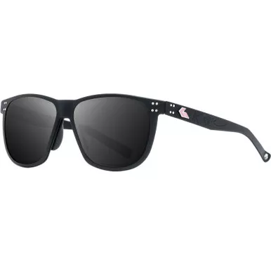 GATORZ EYEWEAR Wraith Black With Engraved Logo/Smoke Optimized Polarized Sunglasses (GZ-57-533)