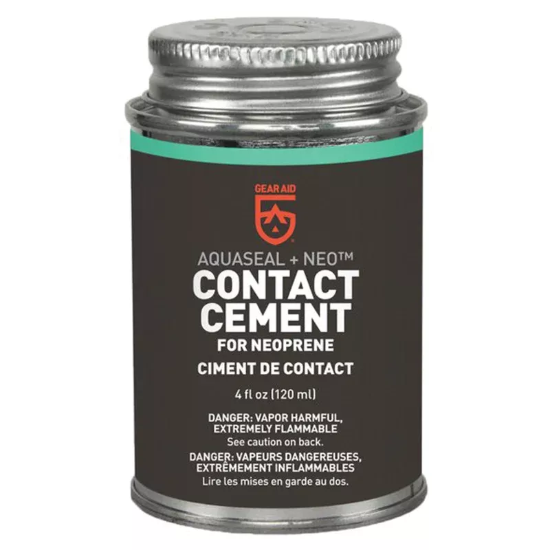 GEAR AID Aquaseal+Neo Contact Cement 4 oz for Waterproof Repairs