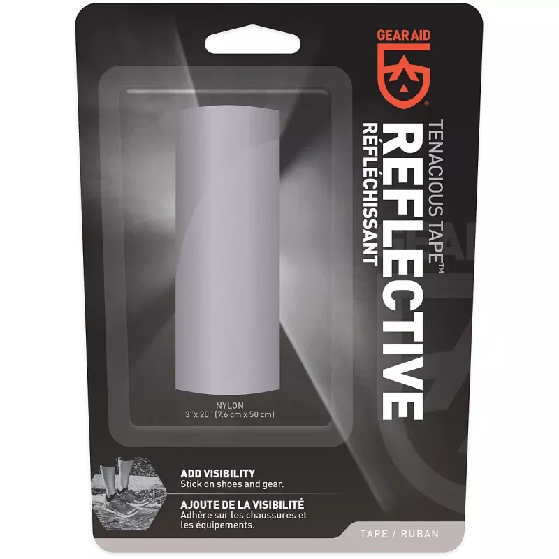 GEAR AID Reflective Tape 3 x 20 Silver for Enhanced Visibility