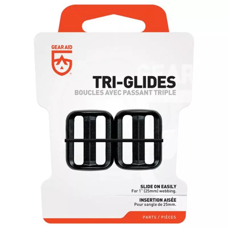 GEAR AID Triglide Buckle Kit 1 inch, 2 Pack