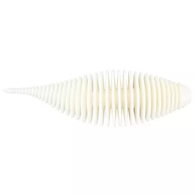 Geecrack Bellows Shad Floating Elastomer 3.8" White