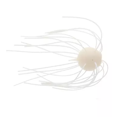 Geecrack Finesse Cue Bomb Soft Bait 1.2" White