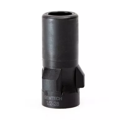 Gemtech 12182 Male 3-Lug Adapter, 9mm, 1/2-28