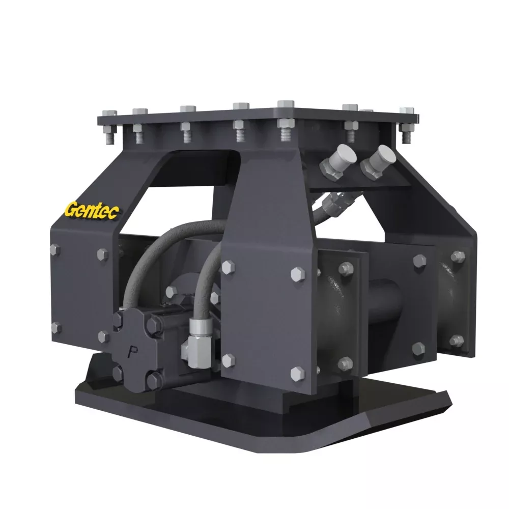 Gentec Equipment Hydraulic Plate Vibratory Compactors | Bottom Plate 21″, 36″ & 40″ | Machine Size 1.5–29 Tons | For Excavators