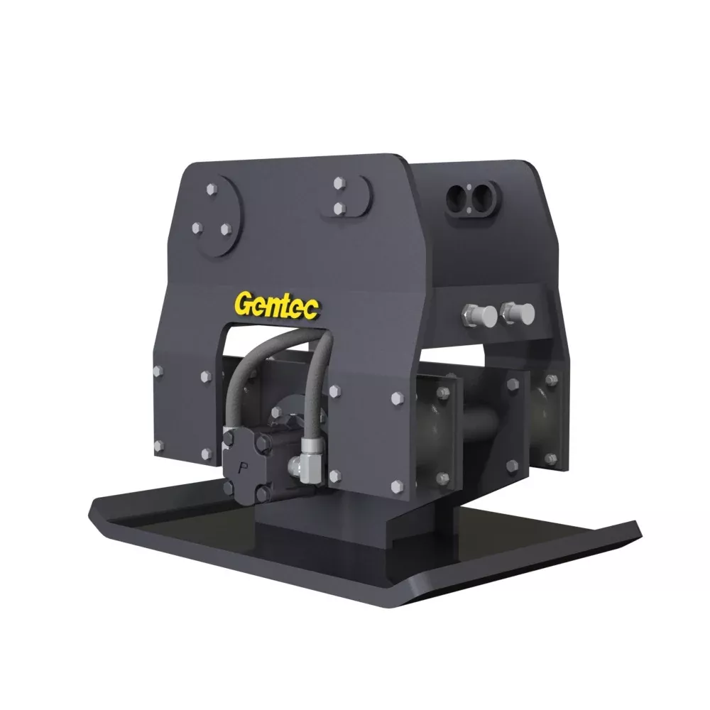 Gentec Equipment Hydraulic Plate Vibratory Compactors | Model GE3000 | Bottom Plate 24″ x 36″ | Machine Size 6–15 Tons | For Excavators