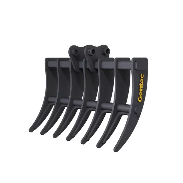 Gentec Equipment Rake | Rake Width 30" & 36" | Machine Size 1.5-2.2 Tons | For Excavators