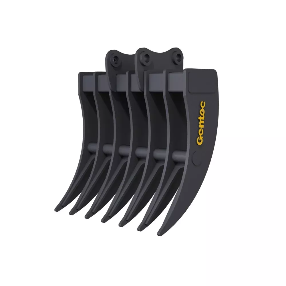Gentec Equipment Rake | Rake Width 48" & 60" | Machine Size 10-15 Tons | For Excavators