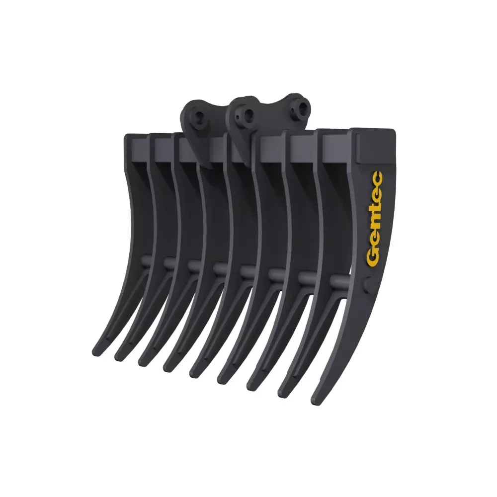 Gentec Equipment Rake | Rake Width 48" & 60" | Machine Size 6.0-9.9 Tons | For Excavators