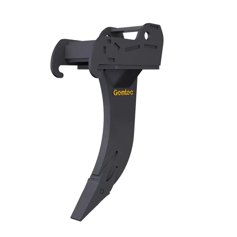 Gentec Equipment Ripper w/ Bobcat X-Change Coupler | Penetration Depth 23″ | Machine Size 2.3-3.9 Tons | For Excavators
