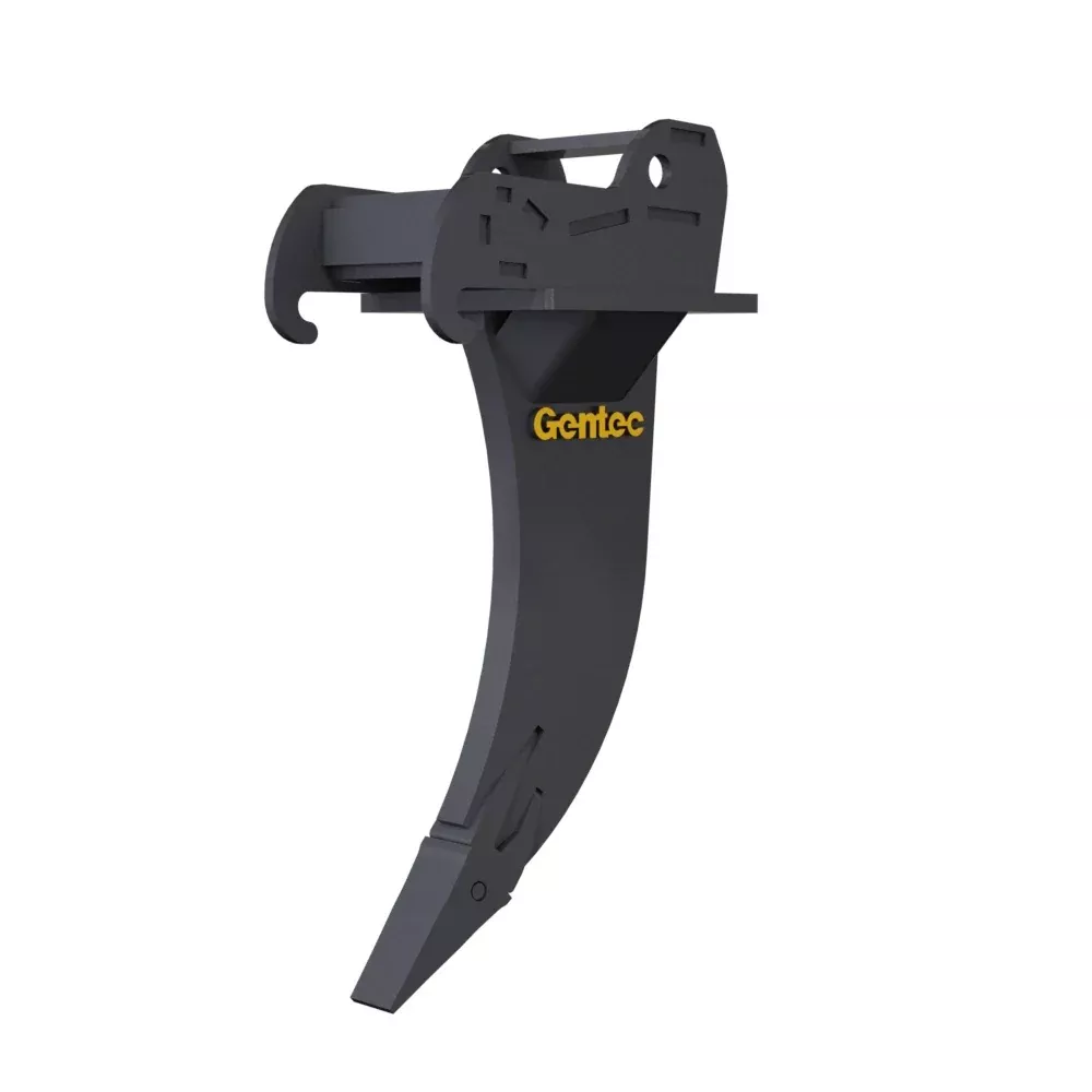 Gentec Equipment Ripper w/ Bobcat X-Change Coupler | Penetration Depth 26″ | Machine Size 4-5.9 Tons | For Excavators