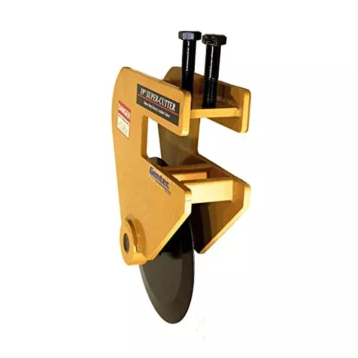 Gentec Equipment Super 200 HD Asphalt Cutter | Cutting Wheel Diameter 19″ | Machine Size 4-49 Tons | For Backhoes, Loaders & Excavators