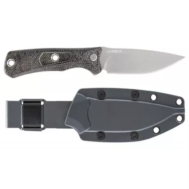 Gerber Convoy Morel Brown 3.9" Drop Point Blade and Sheath