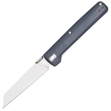 Gerber Pledge Urban Blue/Stonewash Folding Knife, Plain Edge, Reverse Tanto