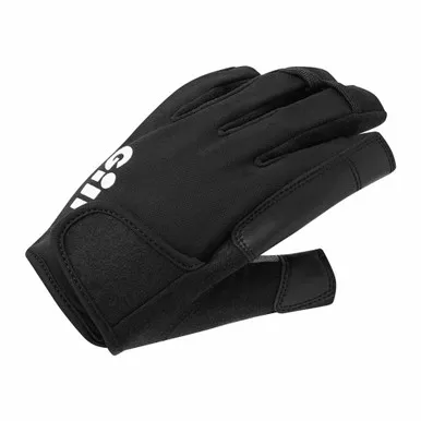 GILL Championship Black Short Finger Gloves (7243B)