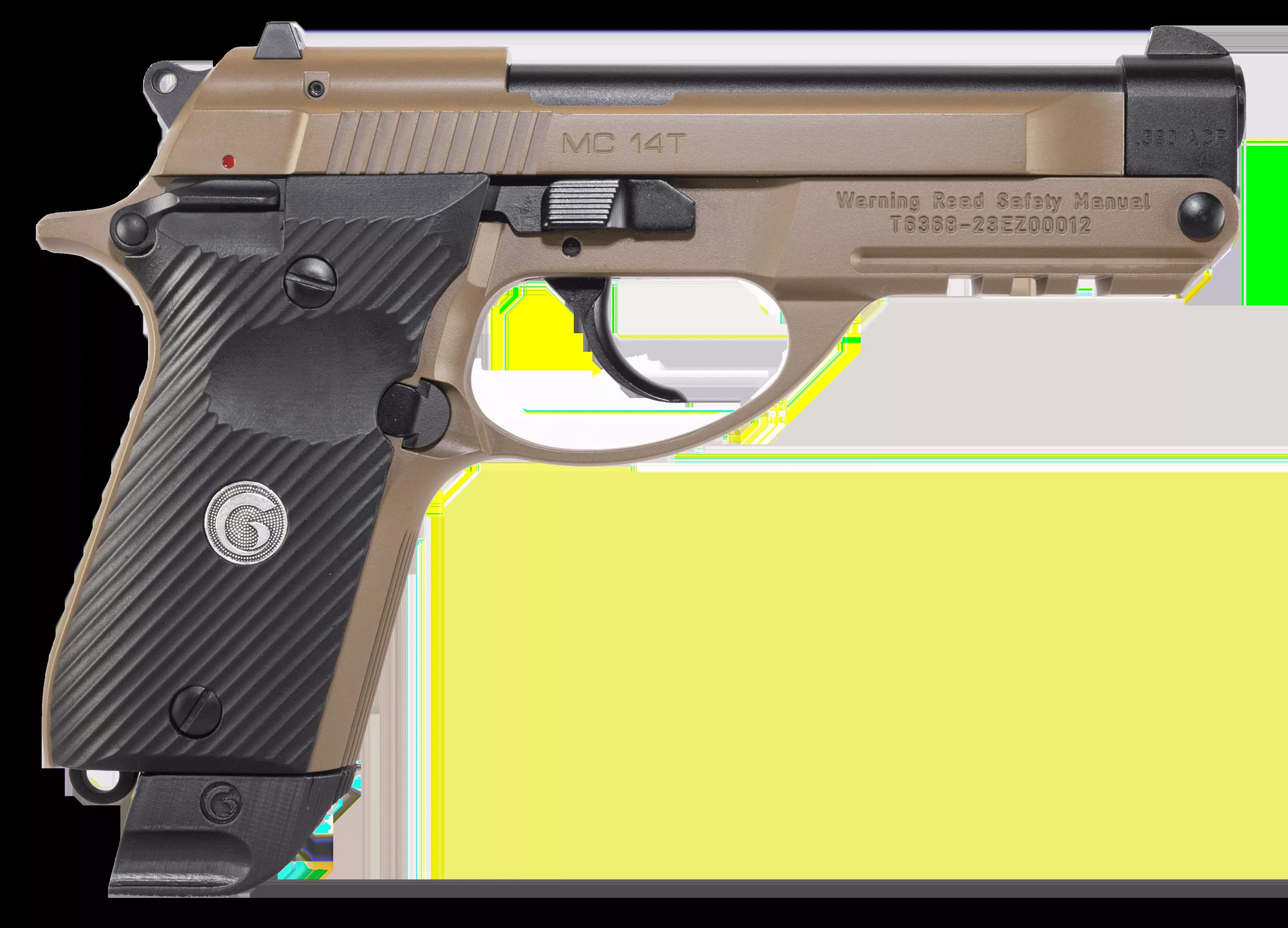 GIRSAN MC 14T Solution 380 ACP 4.50" FDE/Black Pistol