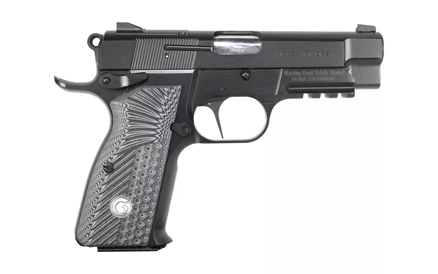 Girsan MCP 35 PI OPS 9MM Luger Pistol 3.88" Black 390446
