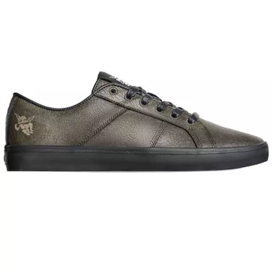 GLOBE Men's Surplus Black Distress/Bauer Shoes (GBSURP-BLACK-DISTRESS-BAUER)