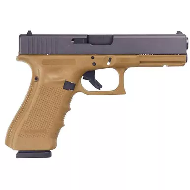Glock G17 9mm 4.49" Black/FDE